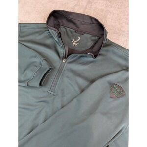 Zero Restrictions Sweater Mens XL Teal Tour Series Performance Golf Quarter Zip